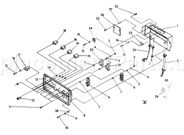 Page A Diagram and Parts List for 9782-2  Briggs and Stratton Generator